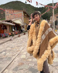 Alpaca Fur Poncho