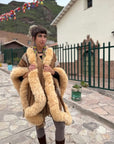 Alpaca Fur Poncho