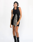 Tribal Cowl Neck Dress