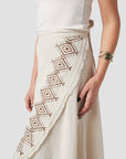 Blockprinted Wrap Skirt