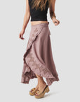 Blockprinted Wrap Skirt