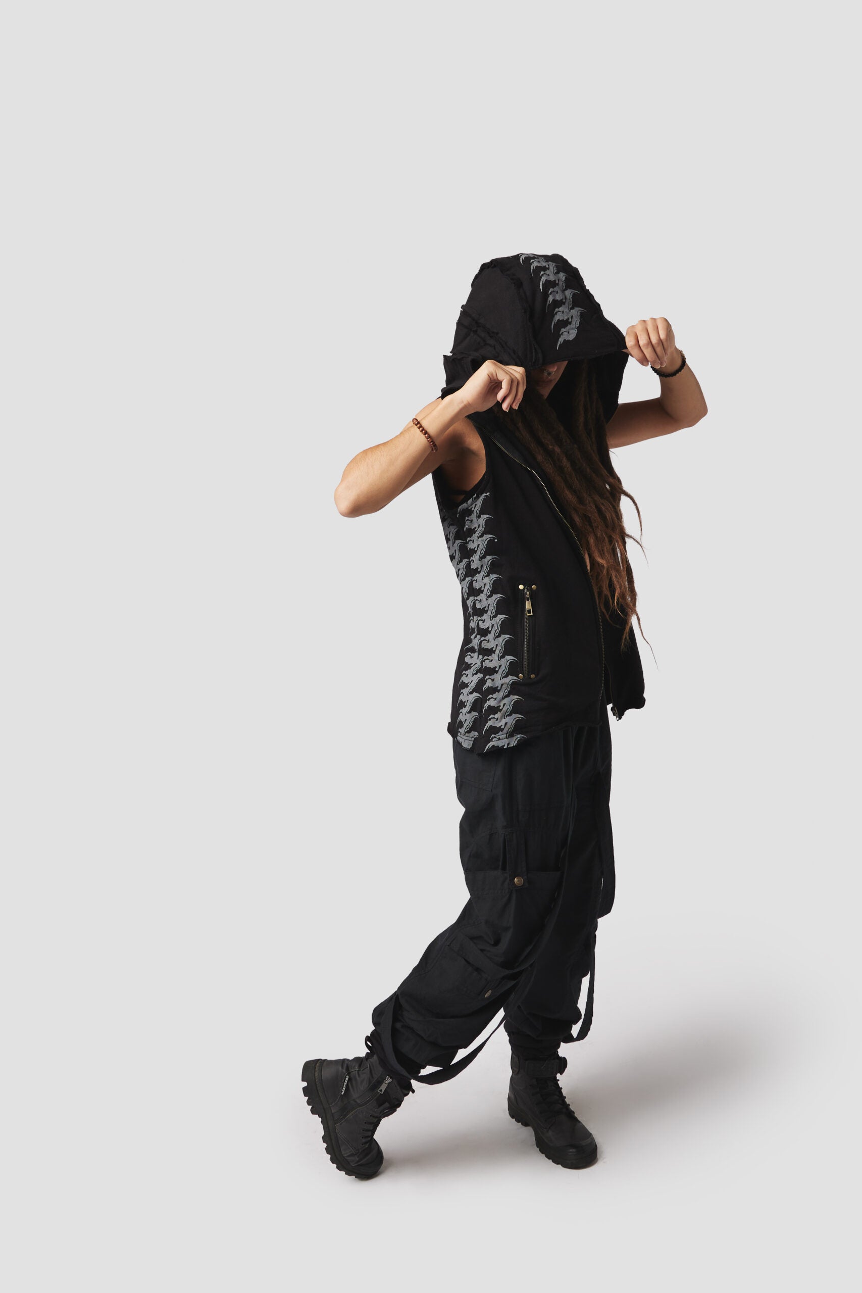 【HI FI FNK】Pack Hodded Vest Orca Surf Vest With Hood | Orca
