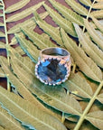Silver Labradorite Ring Size 8