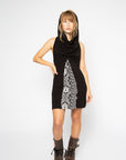 Tribal Cowl Neck Dress