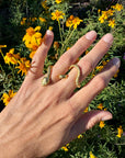 Gold Plated Double Snake Ring