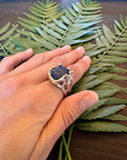 Silver Lapis Azul Ring Size 9.5
