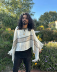 White Alpaca Poncho