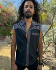 Flower of Life Button Up Vest