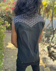Flower of Life Button Up Vest