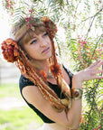 Autumns Flower Feather Headdress