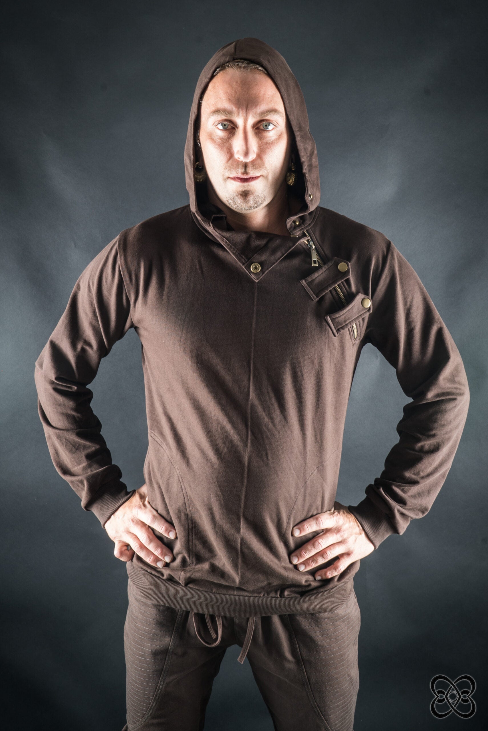 Mens Cowlneck Hoodie