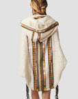 Tribal Shawl with Hood