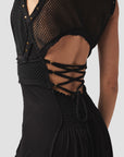 Unique Steampunk Flamengo Net Dress