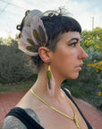 Flamingo Feather Earcuff