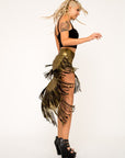 3 Layer Fringe Skirt