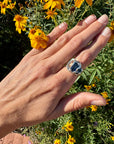 Kyanite Silver 950 Ring