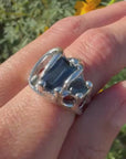 Kyanite Silver 950 Ring