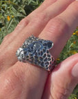 Silver Jaguar Ring Size 9.5