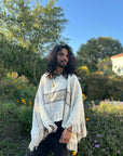 White Alpaca Poncho