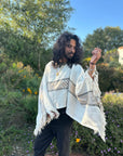 White Alpaca Poncho