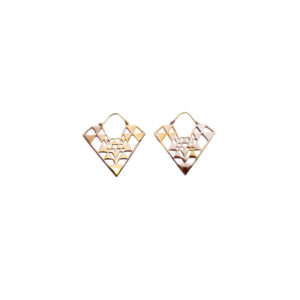 Triangle Sri Yantra Earrings