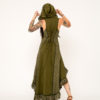 Green Hooded Dress 2